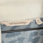 Soft Surroundings Women’s Leone Rainbow Leopard Print Mock Neck Sweater Size XL Photo 5