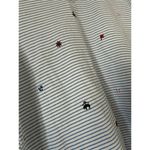 Brooks Brothers  Blue & White Striped Polo Shirt Coastal Beach Details Size XL Photo 8