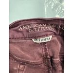 American Eagle  Shorts Womens‎ Size 14 Super Stretch Raw Hem Plum Purple Photo 2