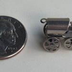 Vintage Baby Carriage 925 Sterling Silver Marked: P&B Sterling Photo 4
