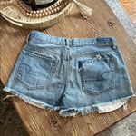 American Eagle  Outfitters Blue Jean Shorts Distressed Casual Photo 1