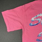 Gildan Sea N Suds Shirt Mens Small Pink Gulf Shores Alabama Restaurant Oyster Bar Tee Photo 2