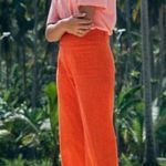 Billabong Back For More Cropped Marine Pocket Pants in Orange 27 Photo 3