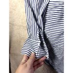 ZARA Button Up Dress Shirt Women's Size Small Asymmetrical Career Wear Office Photo 3