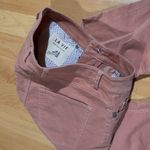 Rebecca Taylor Mauve/Blush Pink La Vie Velvet Like Skinny Cropped pants size 24 Photo 2