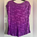 Jennifer Lopez JLO  Top Purple Glitter Sparkle Holiday T Shirt Large Photo 1