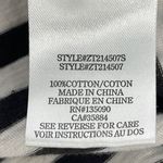 Z Supply  Mesa Striped Long Sleeve Shirt Size Small in‎ Vintage Black Photo 4