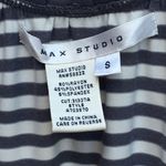 Max Studio S Striped Sleeveless Floral Formal Tank Top Shirt Summer Summertime Photo 2