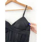 Lulus  Women's Satin Little Black Dress sz Small Sexy Date Night Mini Dress LBD Photo 1