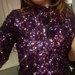 ZARA  purple sequin top  Photo 4