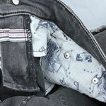 Pilcro Parallel Gray Washed Denim Straight Leg Raw Hem Jeans Size 29 Photo 4