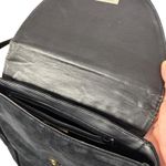 Vintage J Renee Black Velvet Purse Embroidered Ornaments Strap Photo 4