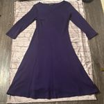 Jones New York Jones NY Purple Swing Sweater Dress S Rockabilly Classic Corporate Siren Preppy Photo 1