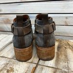 Kork-Ease  Mesa Grey Suede Leather Ankle Boots Women's 7.5 Boho Luxe Quiet Luxury Photo 4