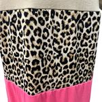 Hayden NWT LA Animal Print Colorblock Short Sleeve Top Shirt Oversized Small Photo 5