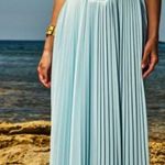 House Of CB House‎ of CB ‘Marcella’ Ocean Blue Pleated Maxi Dress NWOT size L D-DD Photo 1