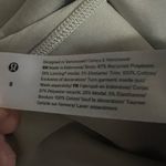 Lululemon Ribbed Softstreme Slim Fit Tank Mini Dress 8 Women’s Bone Ivory White Photo 3