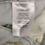 Womens Size 42 US 12 Lemaire Light Wash Wide Leg Jeans EUC Photo 6