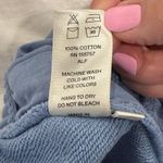 Madhappy  High Rise Graphic Print Cotton Terry Jogger Pants Blue Women's Small Photo 9