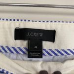 J.Crew Cuffed Wide Leg Crop Shirting Striped 4 Photo 8