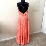 Amur Lucy Pleated Cut Out Strappy Maxi Dress Size 8 Photo 5