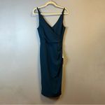 Dress the Population Anita Crepe Cocktail Dress in Peacock Blue Sz S NEW *READ* Photo 6