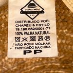 Chapéu & Estilo FG Boater Hat Straw Woven Palha Natural Latin Artison Fashion Tan Photo 4