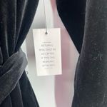 Eloquii Jumpsuit Size 18 NWT Black Velvet Tie Belt Wide Leg Cocktail Evening Photo 4