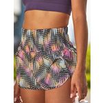 FP Movement "Way Home" Printed Shorts Active Workout Free People Size S Black Photo 0