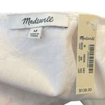 Madewell NWT  Eyelet Garden Dress White Cotton Ruffle Shoulder V-Neck Size Medium Photo 9