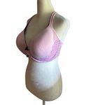 Victoria's Secret Pink Bra with Lace Detail. Light padding. Size 38DDD Photo 1