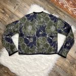 Vintage quilted reversible floral jacket Green Size M Photo 4