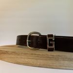 Guess Brown Distressed Genuine Leather Worn in Silver Buckle Belt Size Medium Photo 10