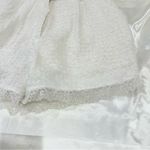 House Of CB  Soraya Shorts Tweed Lace White High Rise 10 12 Coquette Preppy Bride Photo 9