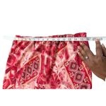 Dress U floral Print Maxi Skirt Asymmetrical Hem Fairy Ruffle Elastic Waist 16 Pink Photo 3