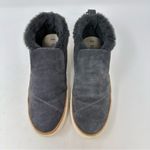 Toms Paxton Faux Fur Lined Suede Midtop Slip On Sneaker Grey Size 6.5 Photo 2