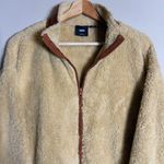 Vans NWT Vista Mock Neck Full Zip Mojave Desert Jacket Women's Medium Tan Teddy Photo 6