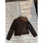 Bianca Nygard Brown Animal Print Blazer Jacket Career Business size 8 Photo 3