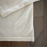 TSE V-neck Long Sleeve Lightweight 100% Super Fine Wool Cardigan Sweater Cream M Photo 4