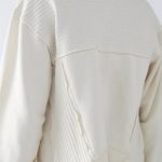 Free People  cream hazel cardi sweater zip up jacket Photo 3