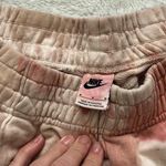 Nike (NWT) Loose Fit Tie Dye Cuffed Sweatpants in Dusty Orange, Medium Photo 5