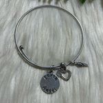Nurse Tree of Life wings Charms silver tone bangle bracelet Photo 3