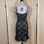 Morgan & Co . Black Lace Dress, Size: 7 Photo 2