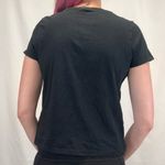 ASOS Womens Casual Basic Black Tee T Shirt 8 Pullover Lightweight Organic Cotton Photo 1