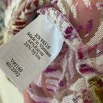 Coldwater Creek Sheer Velvet Burnout Full Zip Jacket XL Size 16 Artsy Lagenlook Photo 7