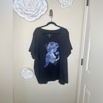 Disney NTM: Aladdin’s Jasmine Black & Watercolor T Shirt in Size 4X Photo 1