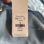 Harper  Heritage Francesca’s Blue White Embroidered Baby Doll Tank Size Small NWT Photo 8