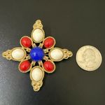 Vintage SARAH COVENTRY Americana Red White & Blue Gold Photo 2