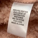 Ivory Ella  Pink Oversized Quarter Zip Sherpa Pullover size Small Photo 10