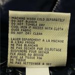 via spiga Asymmetrical Belted Puffer Coat Women's Medium Blue Winter Outerwear Photo 13